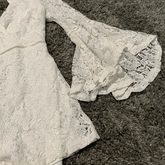 Lulus Babygirl White Lace Romper - Picture 6 of 10